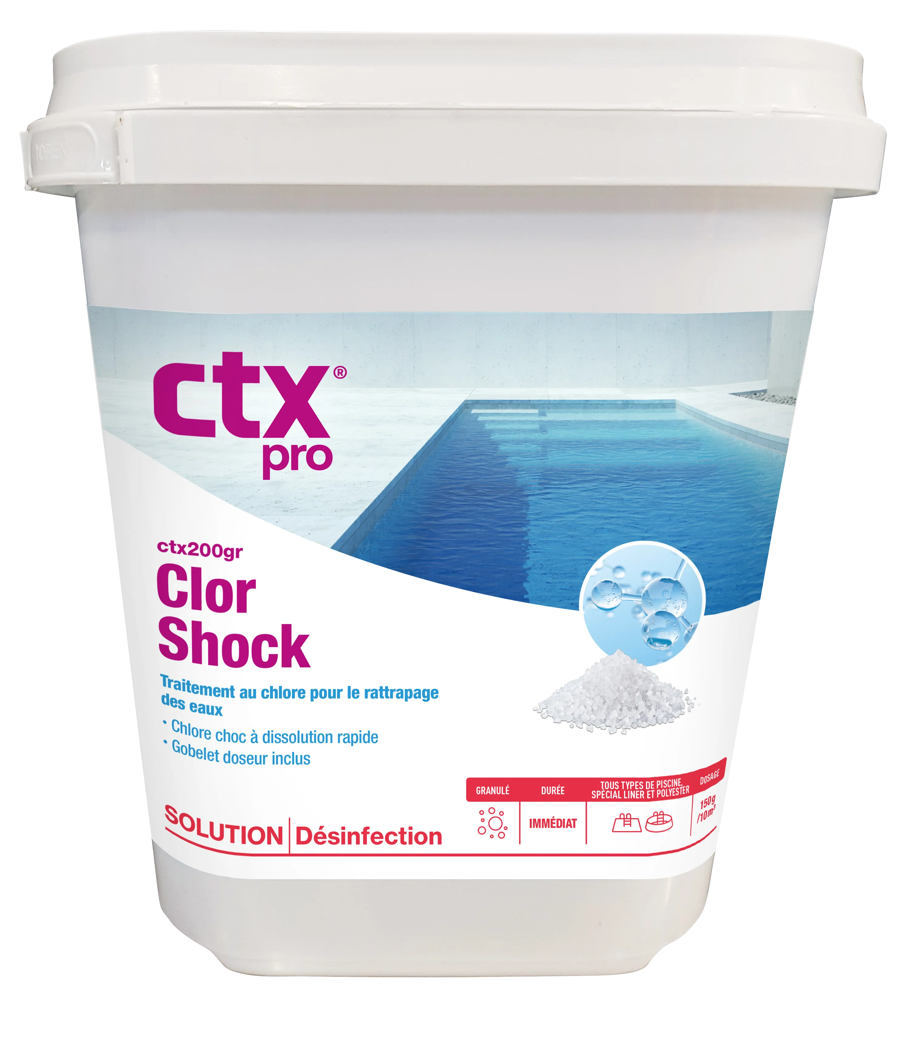 Chlore Choc Sans Stabilisant 5kg